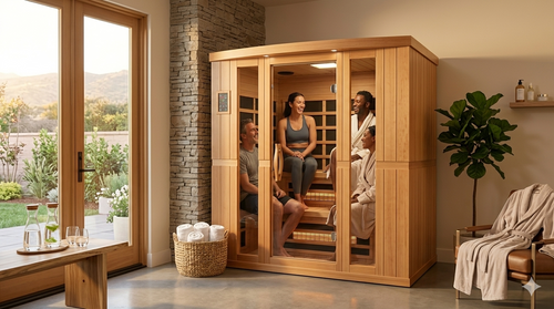 Dynamic Bergamo 4 Person Sauna